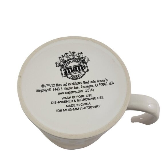 M&M’s Yellow and Red 12 Oz Official Licensed Ceramic Coffee Cup Mug - Picture 6 of 16